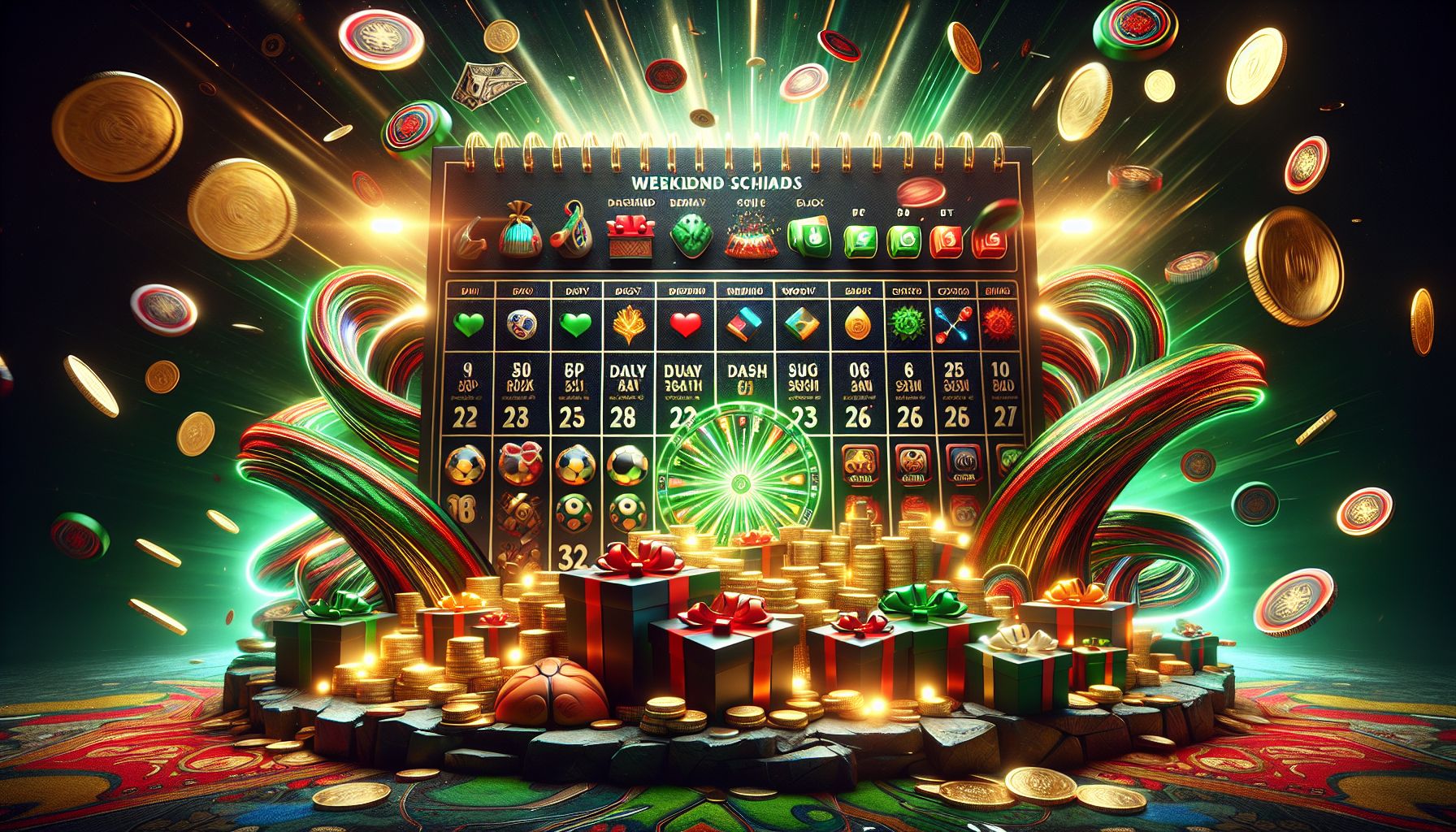 BDTJL weekly promotions display with cashback, reload bonuses, free spins, tournament rewards and Bangladesh-themed seasonal campaigns