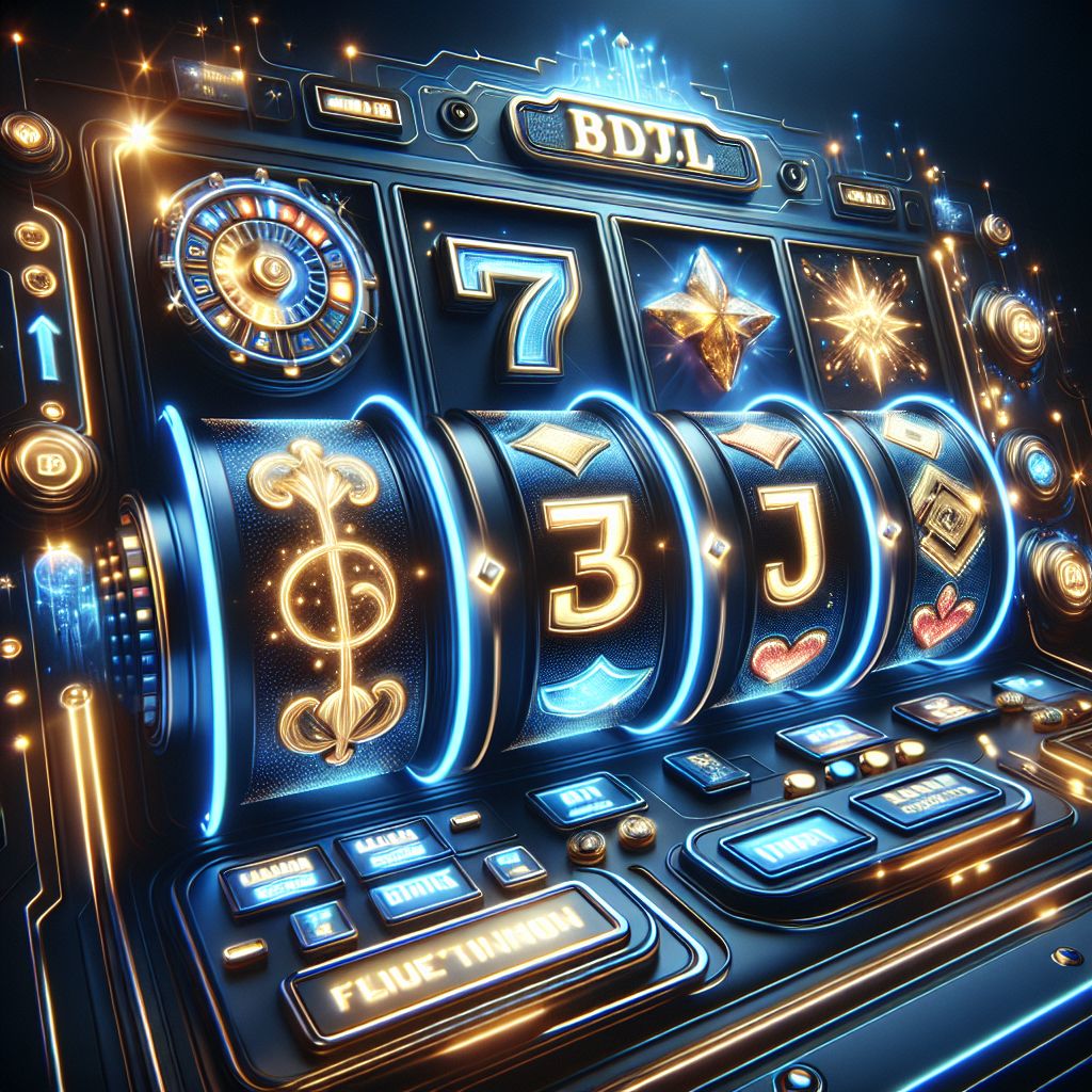 Detailed slot game screen with vivid icons, glowing effects, and polished interface design at BDTJL